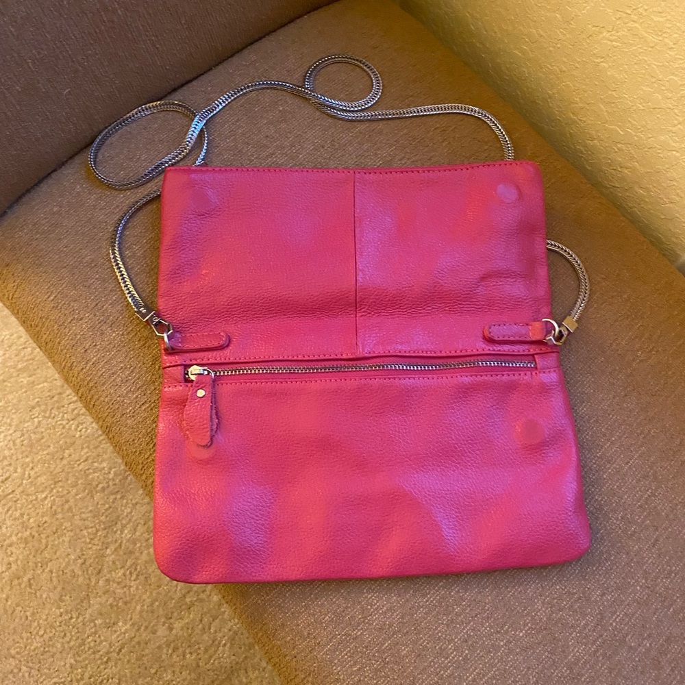 Pink leather  purse